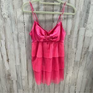 VTG Victorias Secret Satin Tiered Night Dress
Sheer Y2K Crinoline Big Bow Sz S